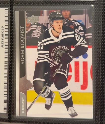 2020-21 Upper Deck #290 Adam Boqvist — front