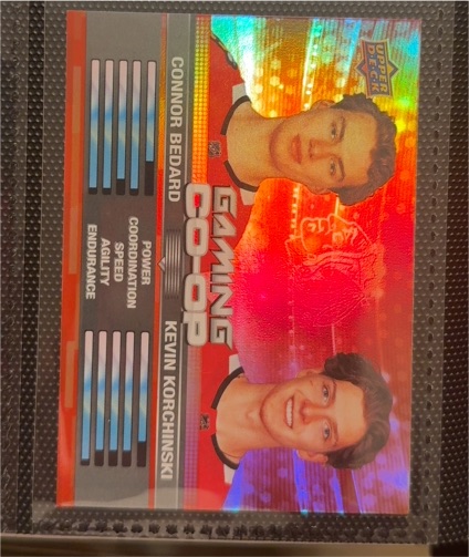 2024-25 Upper Deck Series 1 #CGO-6 Connor Bedard / Kevin Korchinski — front