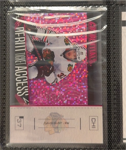 2023-24 Upper Deck Credentials Debut Ticket Access #37 David Gust — front