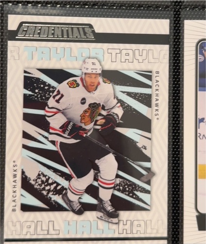 2023-24 Upper Deck Credentials #18 Taylor Hall — front