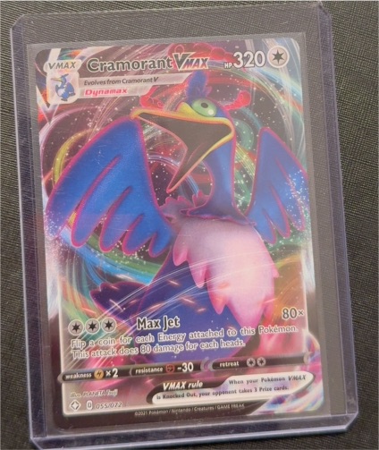 2021 Pokémon Shining Fates #055 Cramorant VMAX — front