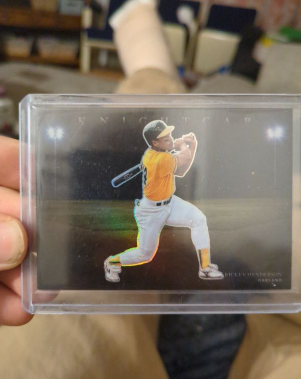 2024 Panini Crusade #K-4 Rickey Henderson Knightcap — front