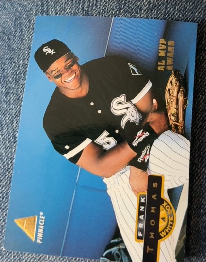 1994 Pinnacle #1 Frank Thomas — front