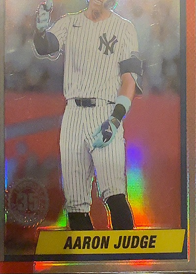 2022 Topps Baseball 35th Anniversary #87BC-11 Aaron Judge — front