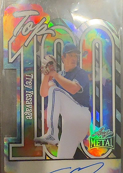 2025 Leaf Metal #T-TY1 Trey Yesavage Top 100 — front