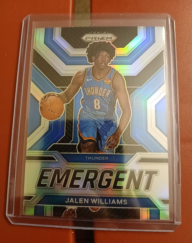 2022-23 Panini Prizm #12 Jalen Williams Emergent — front