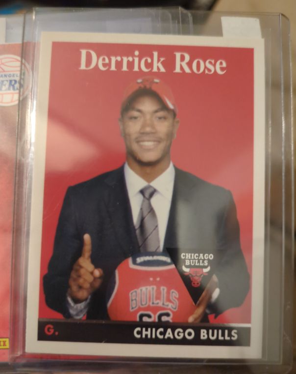 2008-09 Topps 1958-59 Variations #196 Derrick Rose — front