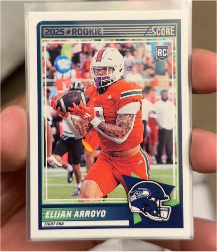 2025 Panini Score #50 Elijah Arroyo Rookie — front