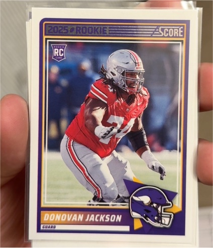 2025 Panini Score #90 Donovan Jackson — front
