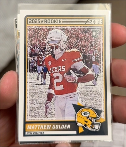 2025 Panini Score #56 Matthew Golden — front