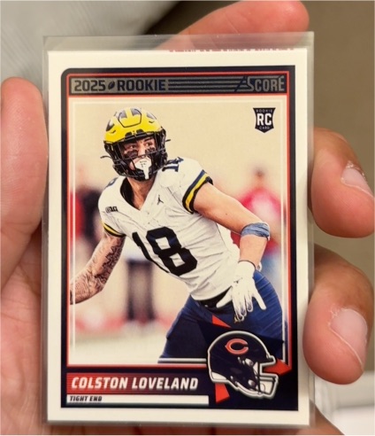 2025 Panini Score #31 Colston Loveland RC — front