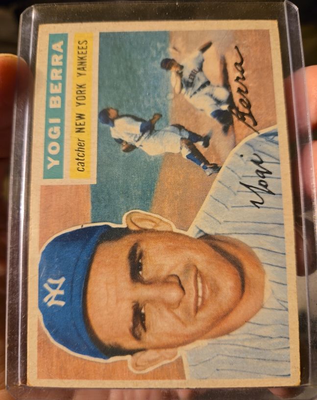1956 Topps #110 Yogi Berra — front