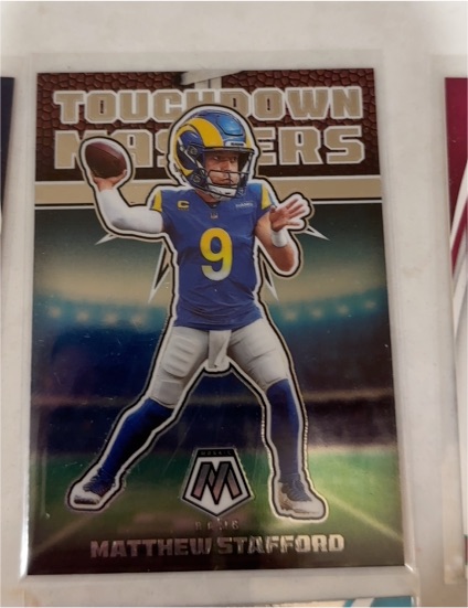2022 Panini Mosaic Touchdown Masters #TD-1 Matthew Stafford — front