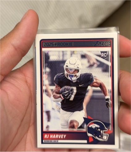 2025 Panini Score #49 RJ Harvey — front