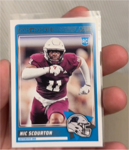 2025 Panini Score #27 Nic Scourton — front