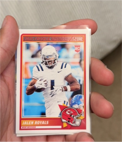 2025 Panini Score #8 Jalen Royals — front