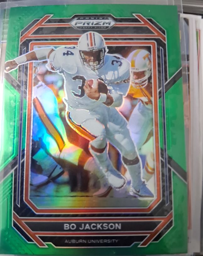 2023 Panini Prizm Draft Picks #9 Bo Jackson Auburn Bengals NFL — front