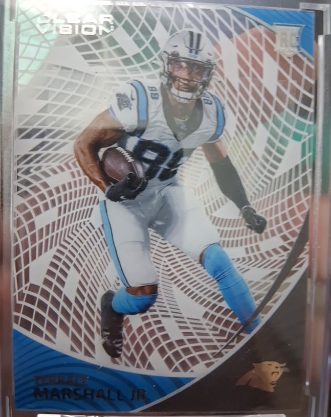 2021 Panini Chronicles Clear Vision #CVR-23 Terrace Marshall Jr. — front
