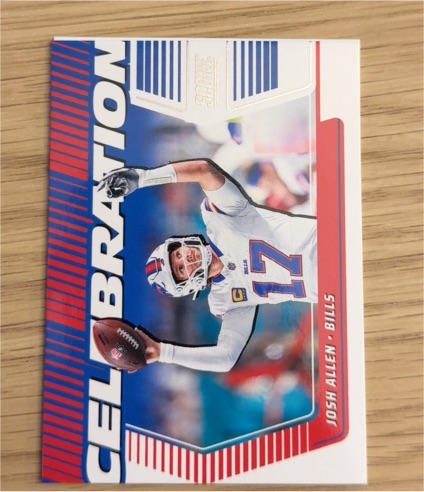 2025 Panini Score Celebration #C-JAL Josh Allen — front