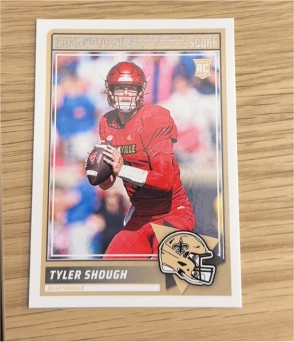 2025 Panini Score Football #71 Tyler Shough — front