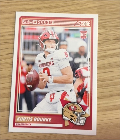 2025 Panini Score #82 Kurtis Rourke — front