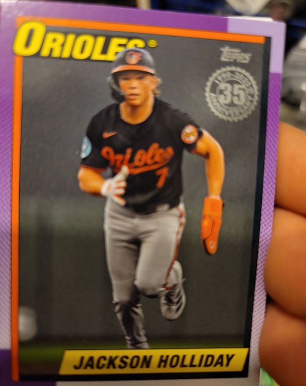 2025 Topps Series 2 35th Anniversary #90B2-26 Jackson Holliday — front