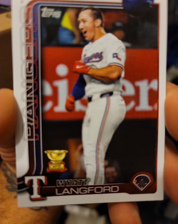 2025 Topps Series 2 #455 Wyatt Langford — front