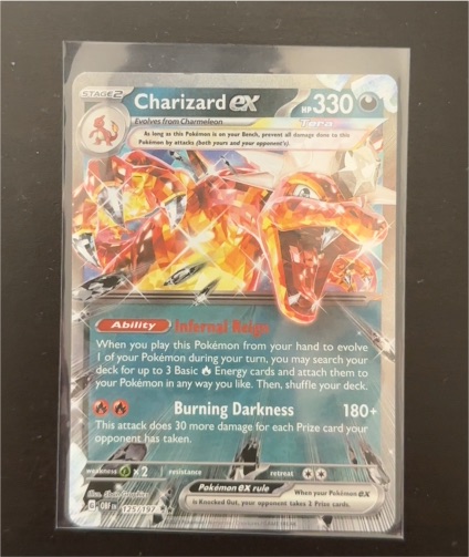 2023 Pokémon TCG Charizard ex SV03: Obsidian Flames 125/197 — front