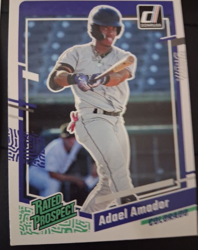 2023 Donruss Rated Prospect #61 Adael Amador — front