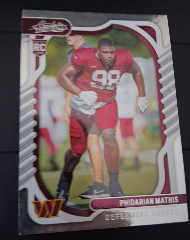 2022 Panini Absolute Football #189 Phidarian Mathis Rookie Card — front