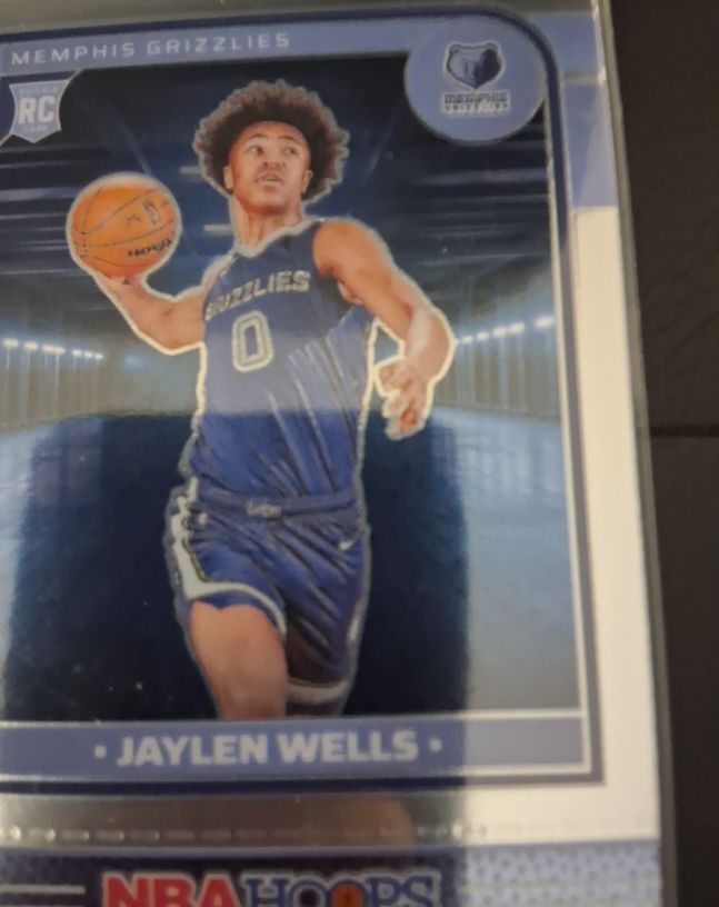2024-25 Panini NBA Hoops #269 Jaylen Wells Rookie Card — front