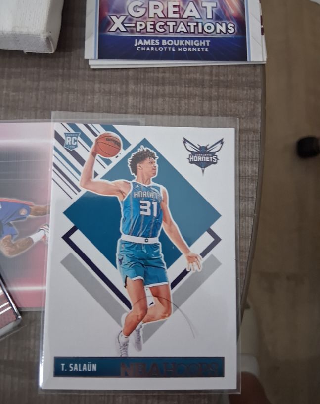 2024-25 Panini NBA Hoops Tribute #292 Tidjane Salaun — front