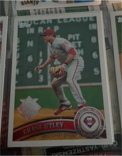 2011 Topps #214 Chase Utley — front