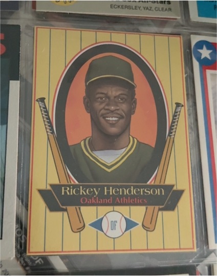 1993 Metz Baking Company #NNO Rickey Henderson — front