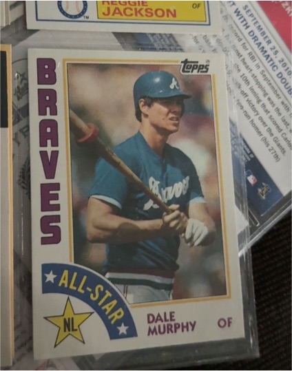 1984 Topps #391 Dale Murphy All-Star Atlanta Braves — front
