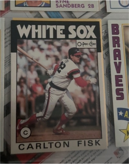1986 O-Pee-Chee #290 Carlton Fisk — front
