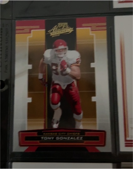 2005 Playoff Absolute Memorabilia #75 Tony Gonzalez — front