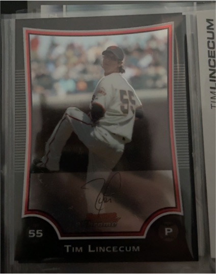 2009 Bowman Chrome #55 Tim Lincecum — front