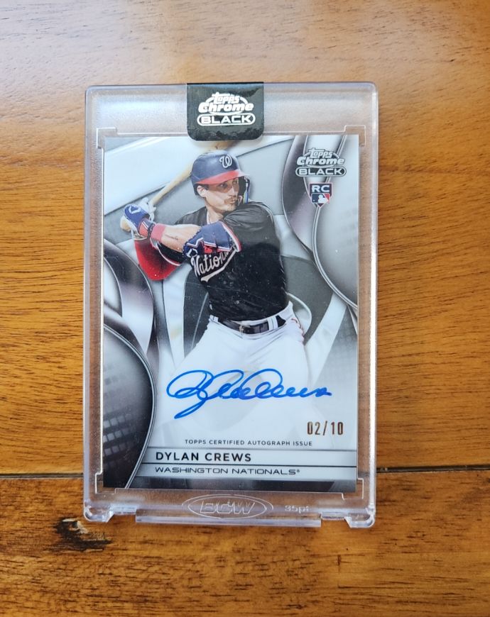 2024 Topps Chrome Black #CBA-DC Dylan Crews — front