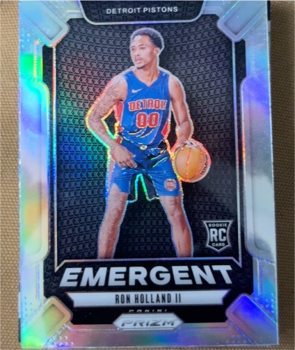 2024-25 Panini Prizm #4 Ron Holland II Emergent — front