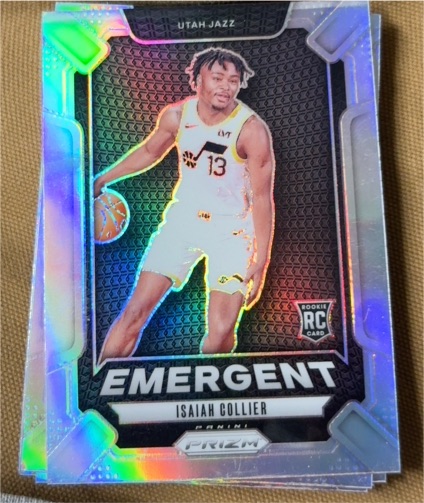 2024-25 Panini Prizm #1 Isaiah Collier Emergent — front