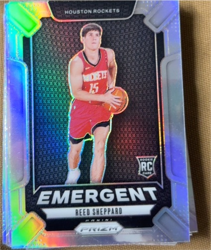 2024-25 Panini Prizm #26 Reed Sheppard Emergent — front