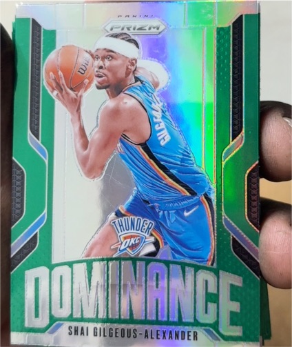 2024-25 Panini Prizm Dominance #11 Shai Gilgeous-Alexander — front