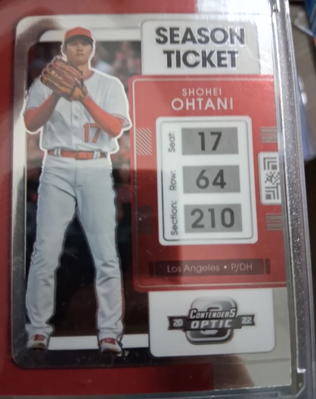 2022 Panini Chronicles Contenders Optic Season Ticket #4 Shohei Ohtani — front