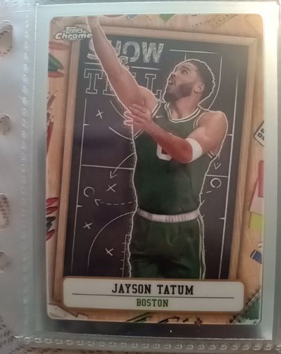 2024-25 Topps Chrome #ST-10 Jayson Tatum — front