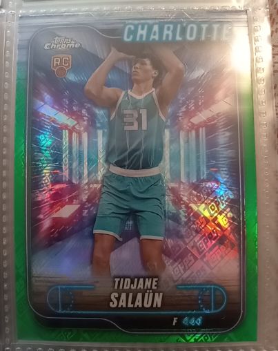 2024-25 Topps Chrome #148 Tidjane Salaün — front