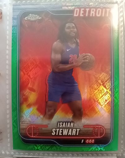 2024-25 Topps Chrome #116 Isaiah Stewart — front