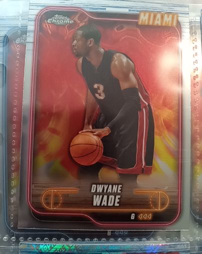 2024-25 Topps Chrome #13 Dwyane Wade Miami Heat — front