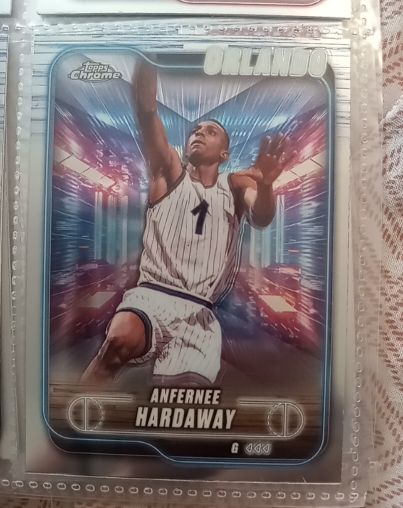 2024-25 Topps Chrome #68 Anfernee Hardaway Orlando Magic — front