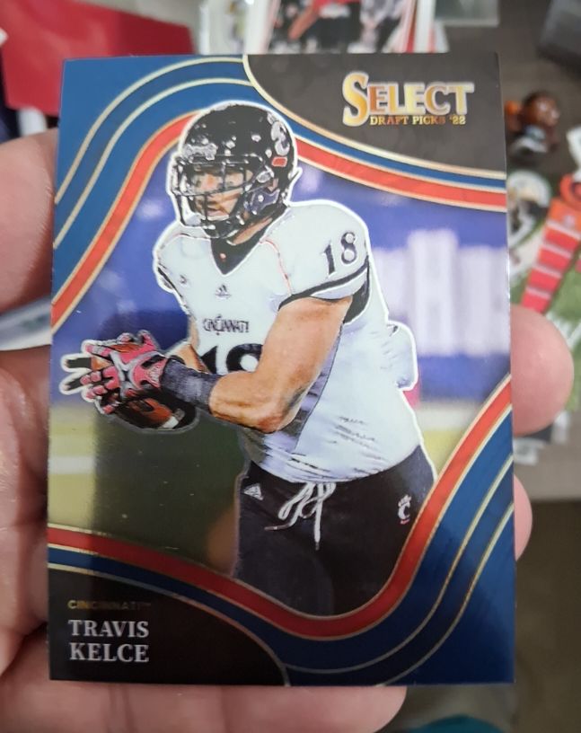 2022 Panini Select Draft Picks #128 Travis Kelce — front